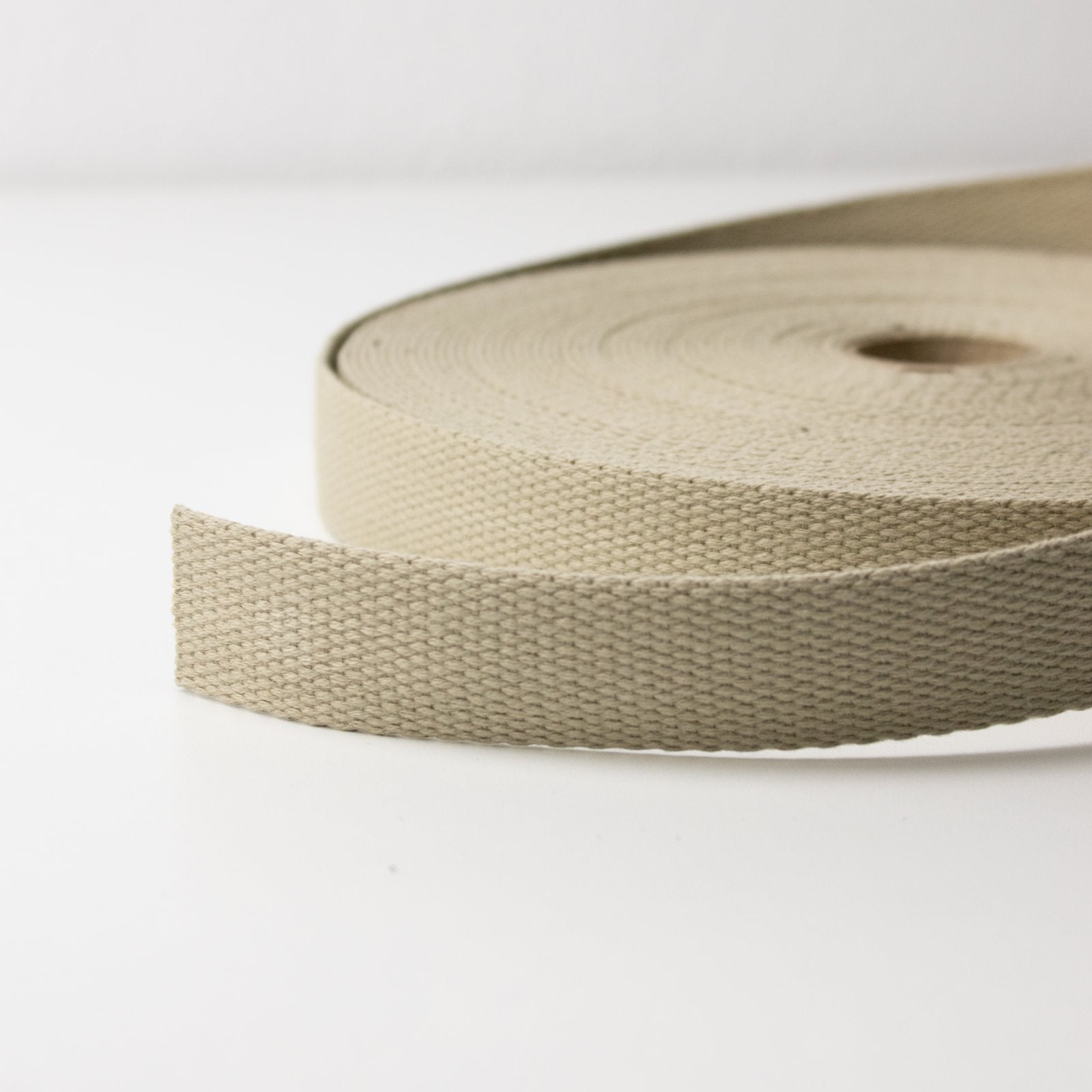 Cotton Webbing - 1" wide - Camel (45)