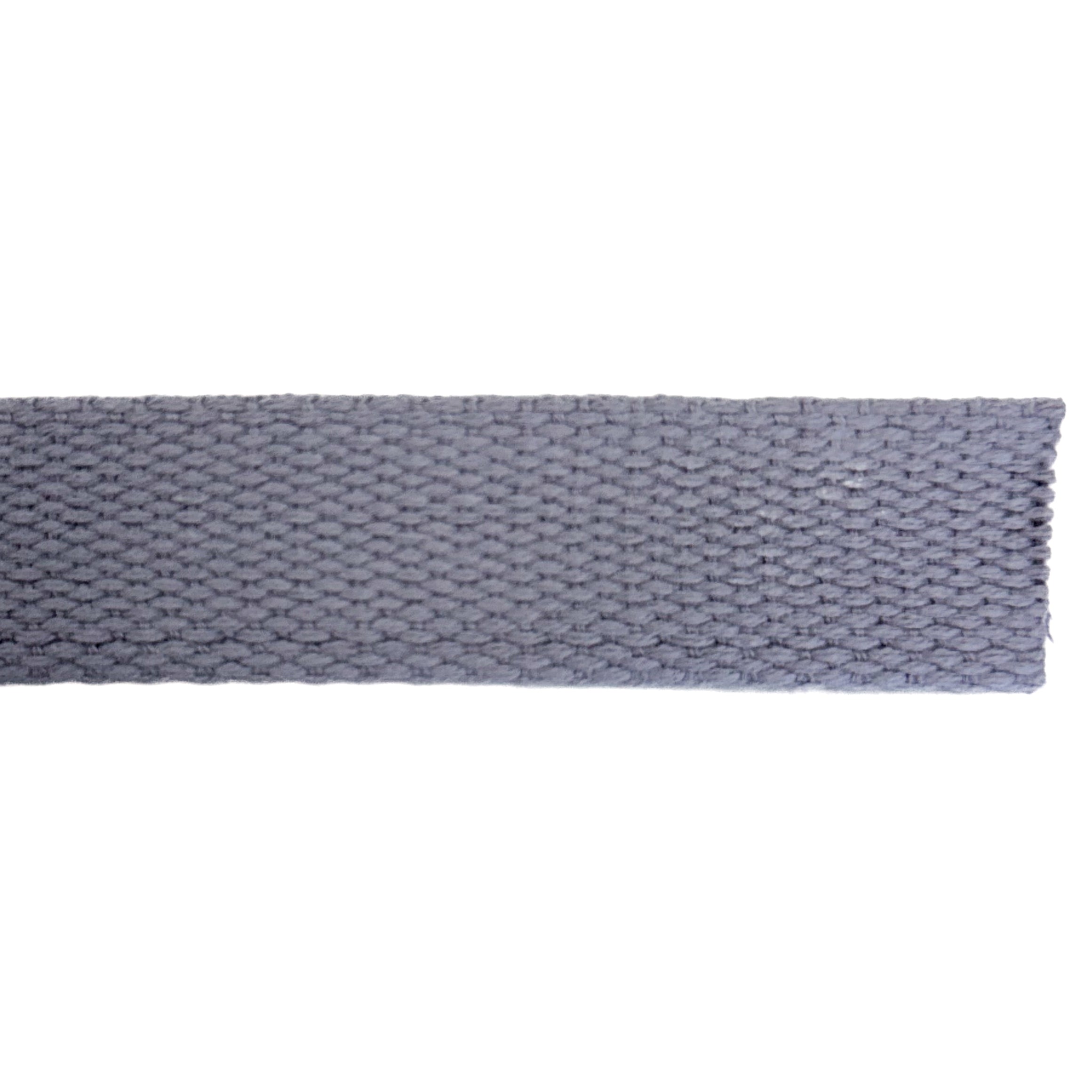 Cotton Webbing - 1" wide - Gray (33)