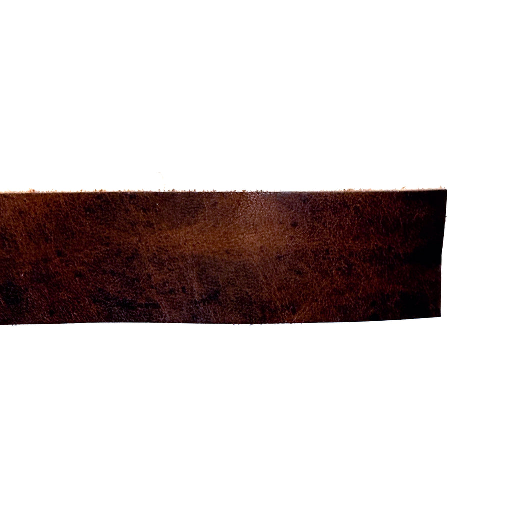 Leather Strapping 1" - Distressed Chocolate