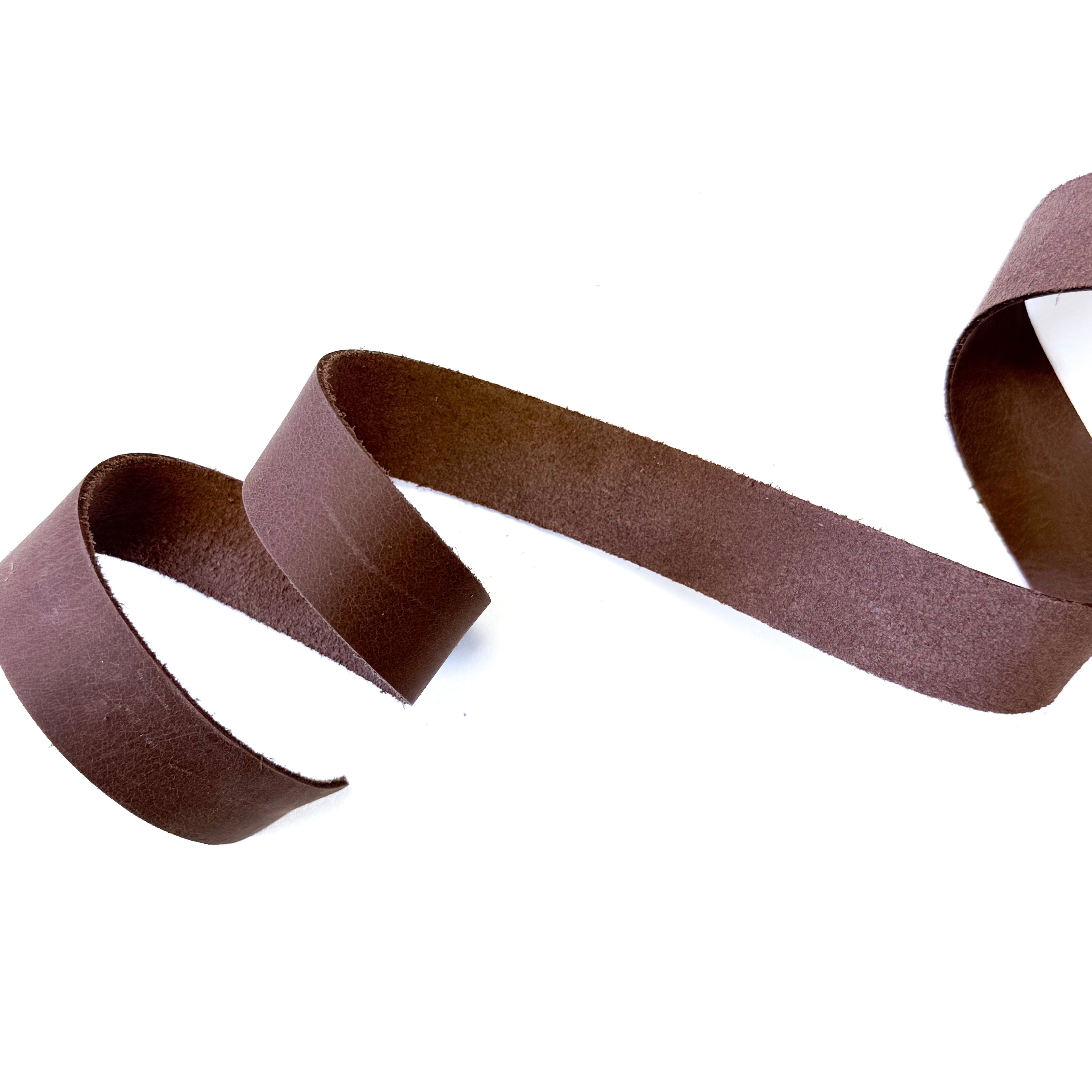 Leather Strapping 1" - Medium Brown