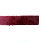 Leather Strapping 1" - Distressed Cranberry