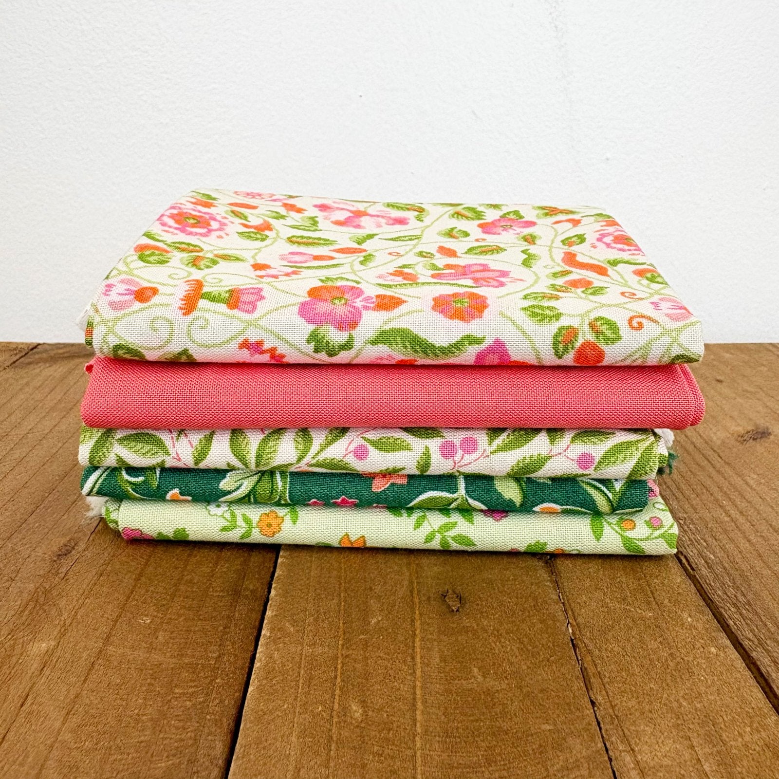 Fat Quarter Bundle - Craft Garden 5 pieces