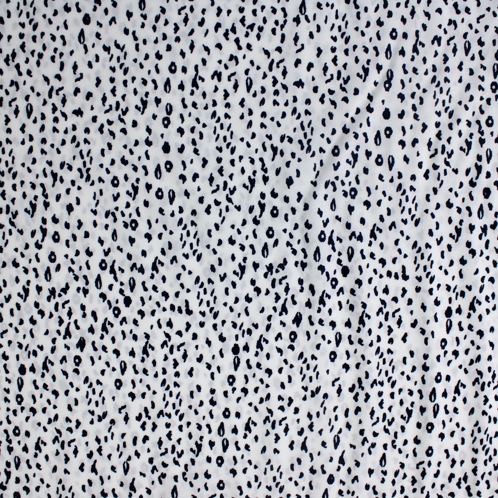 Black on White Animal Rayon