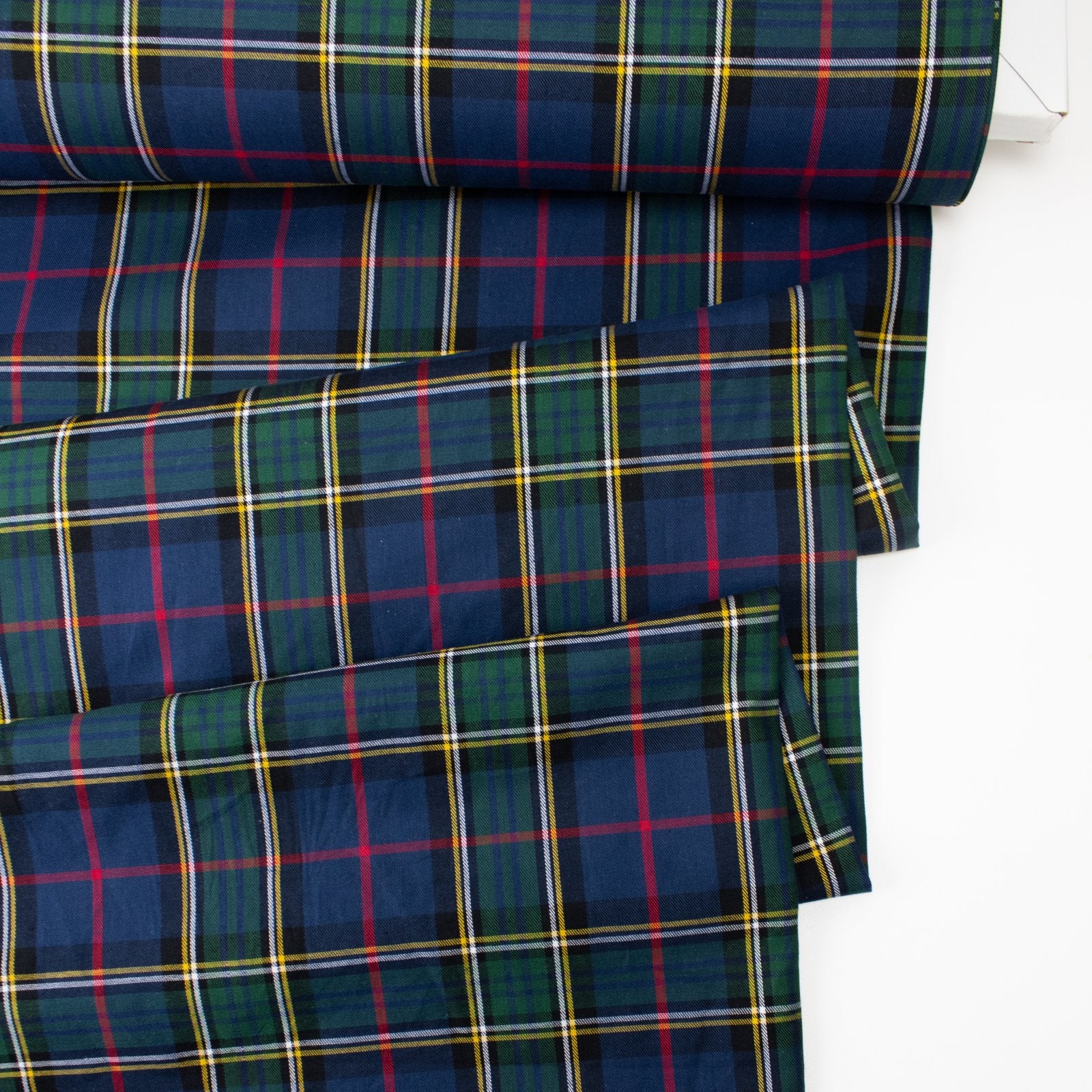 Navy/Green Tartan Plaid Flannel