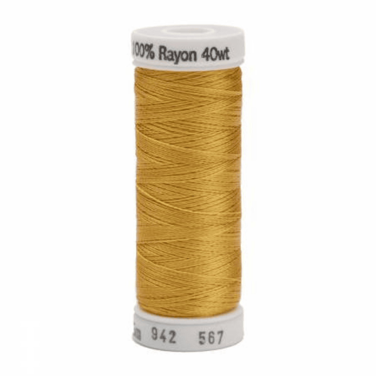 Rayon Thread 2-ply 40wt 268d 250yds Butterfly Gold