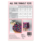 Knot and Thread Designs - All the Things Tote Pattern