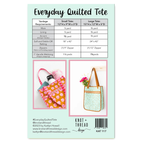 Knot and Thread Designs - Everyday Quilted Tote Pattern