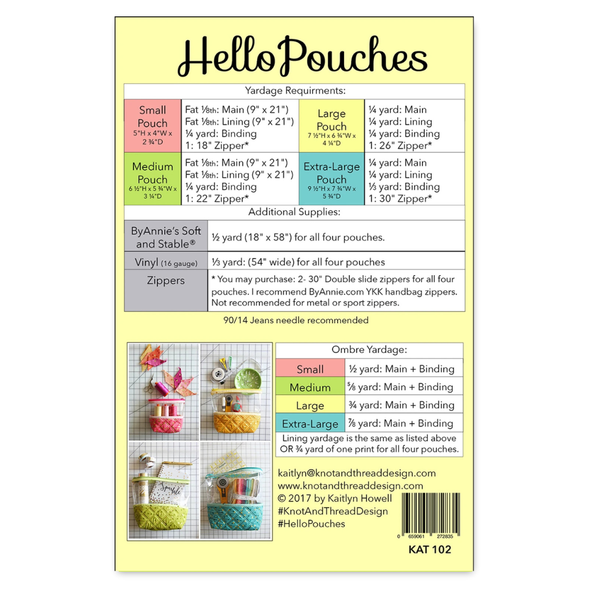 Knot and Thread Designs - Hello Pouches