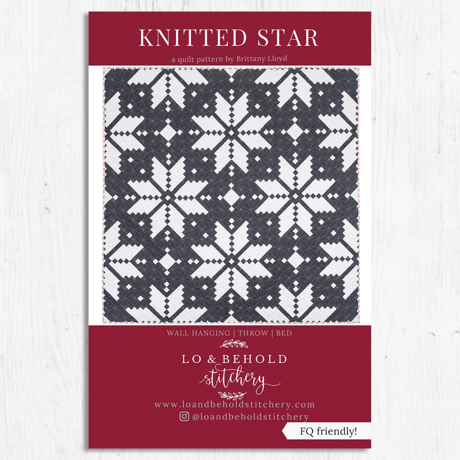 Lo & Behold Stitchery - Knitted Star