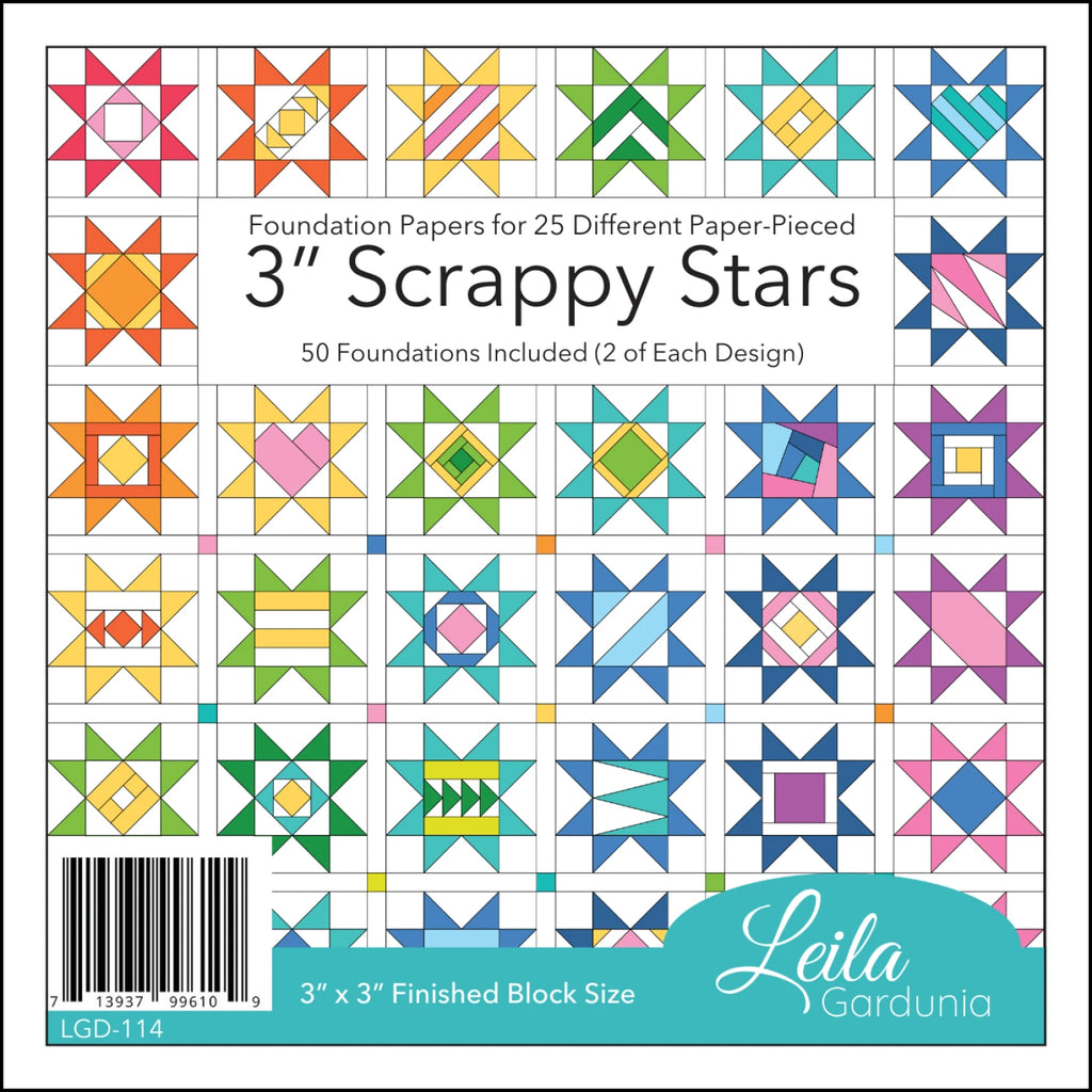 3" Scrappy Stars Foundation Papers