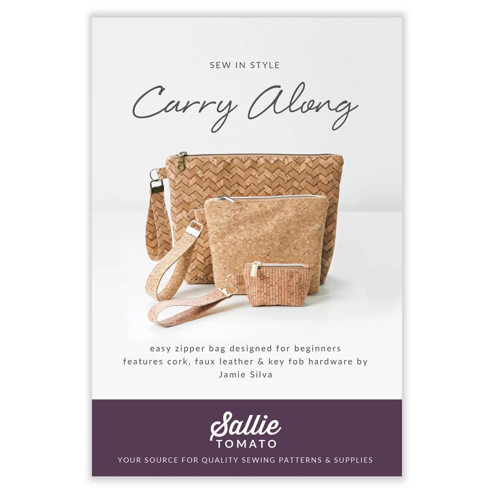 Sallie Tomato - Carry Along Zipper Bag Pattern 