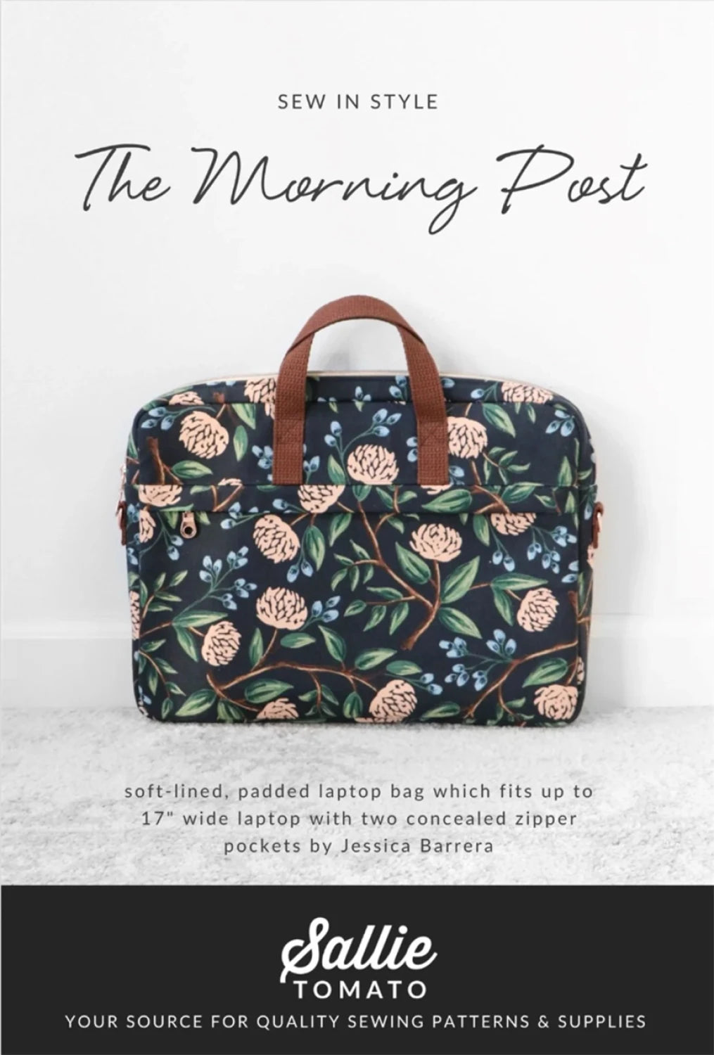 Sallie Tomato - The Morning Post Laptop Bag Pattern