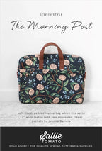 Sallie Tomato - The Morning Post Laptop Bag Pattern
