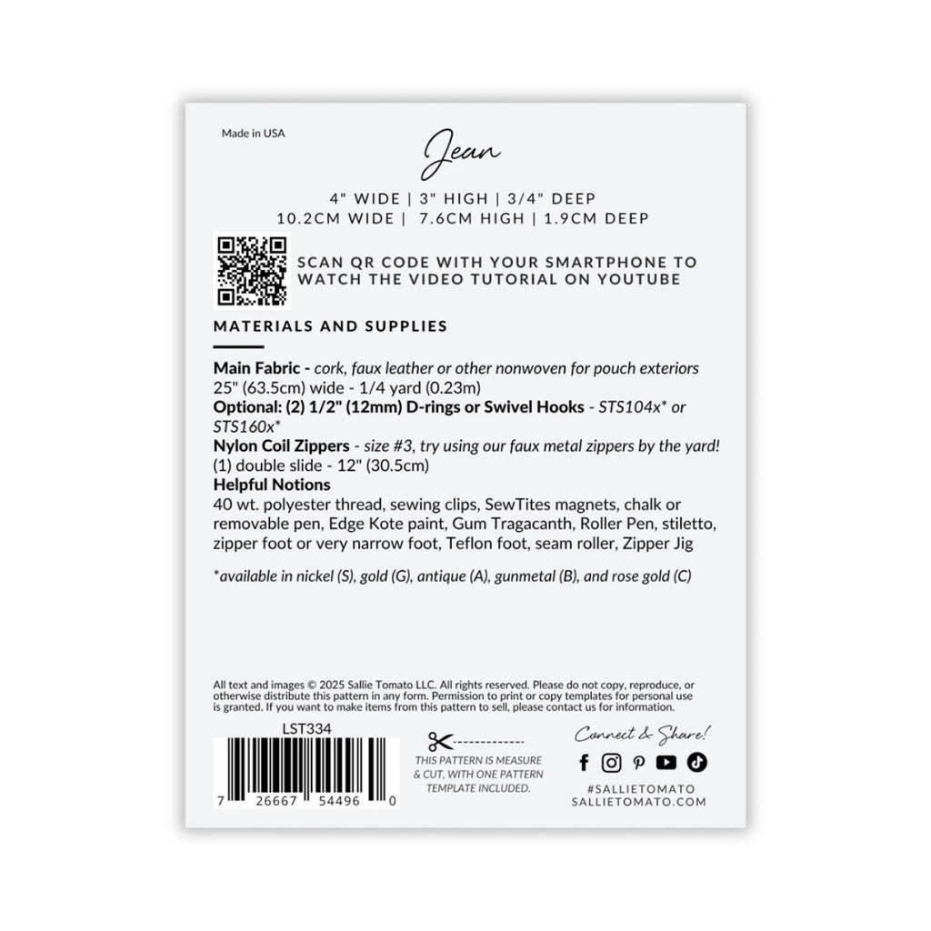 Sallie Tomato - Jean Pouch