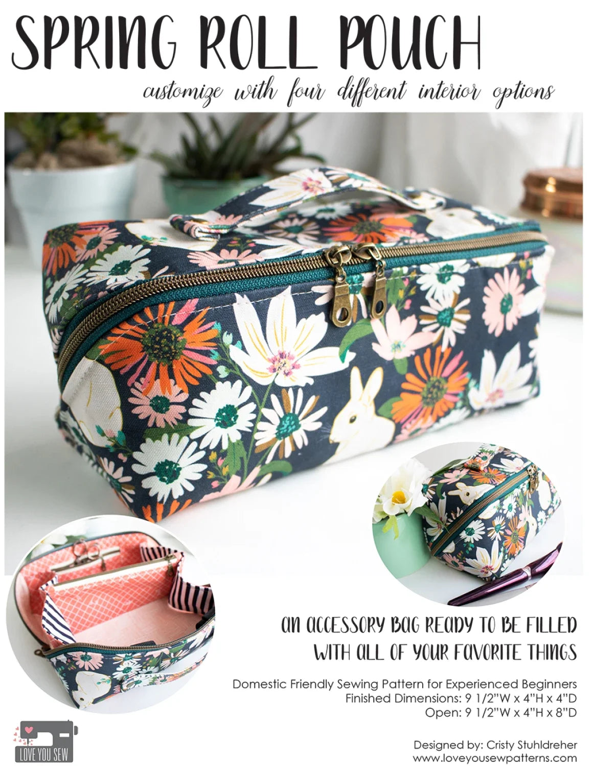 Love You Sew - Spring Roll Pouch Pattern