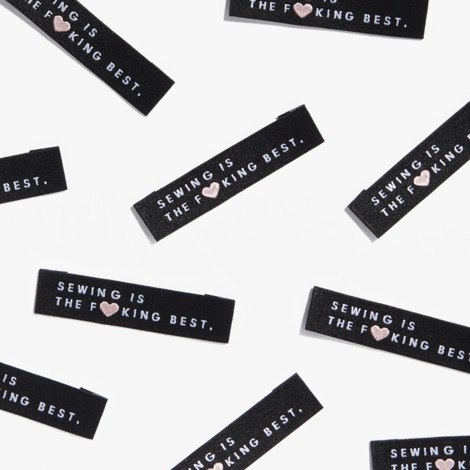 Kylie and the Machine: Garment Labels - "Sewing Is The F*king Best"