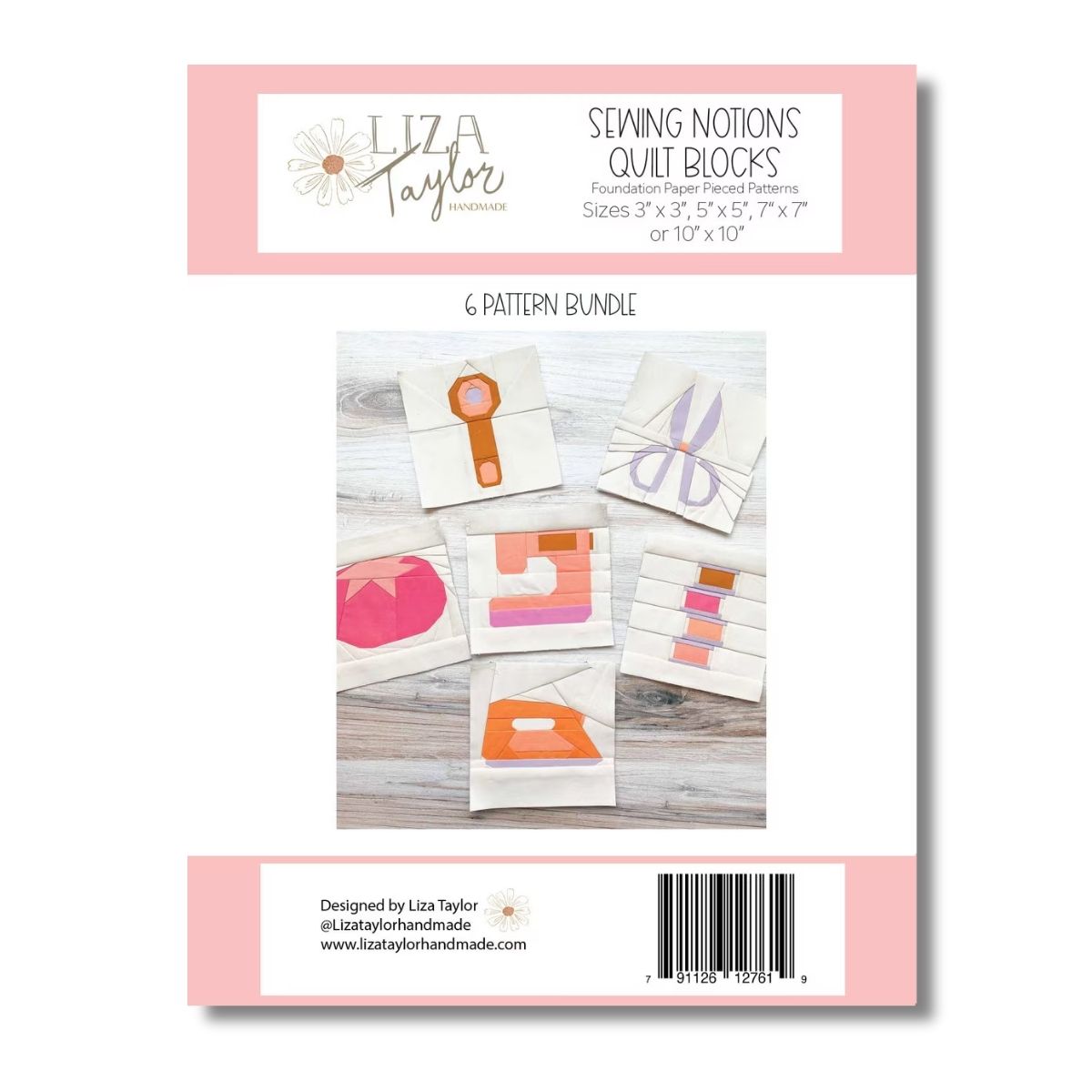 Sewing Notions Quilt Blocks Pattern Bundle