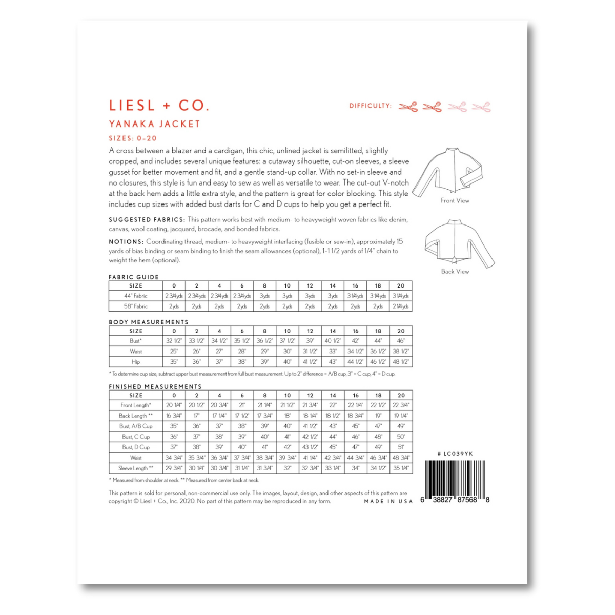 Liesl + Co - Yanaka Jacket