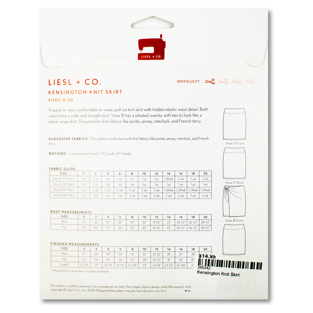 Liesl + Co - Kensington Knit Skirt