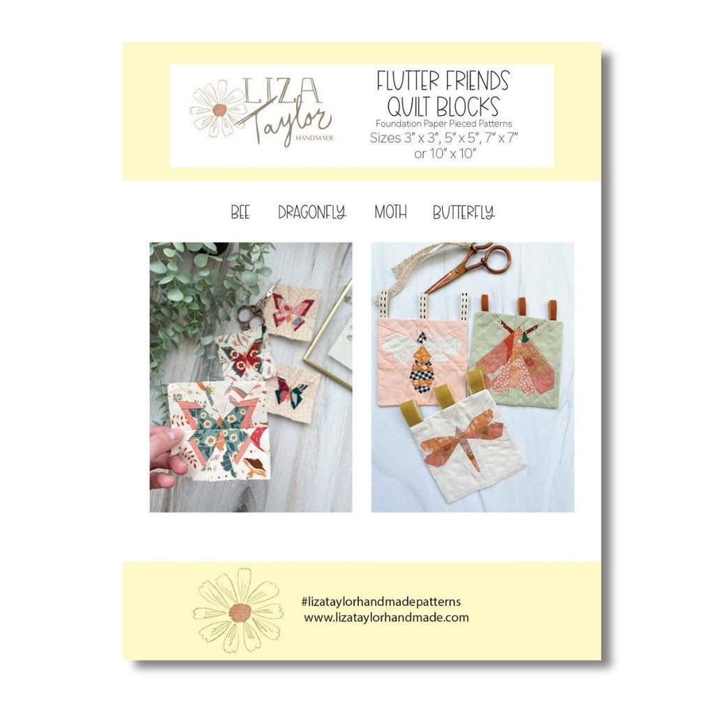 Flutter Friends Quilt Blocks Pattern Bundle