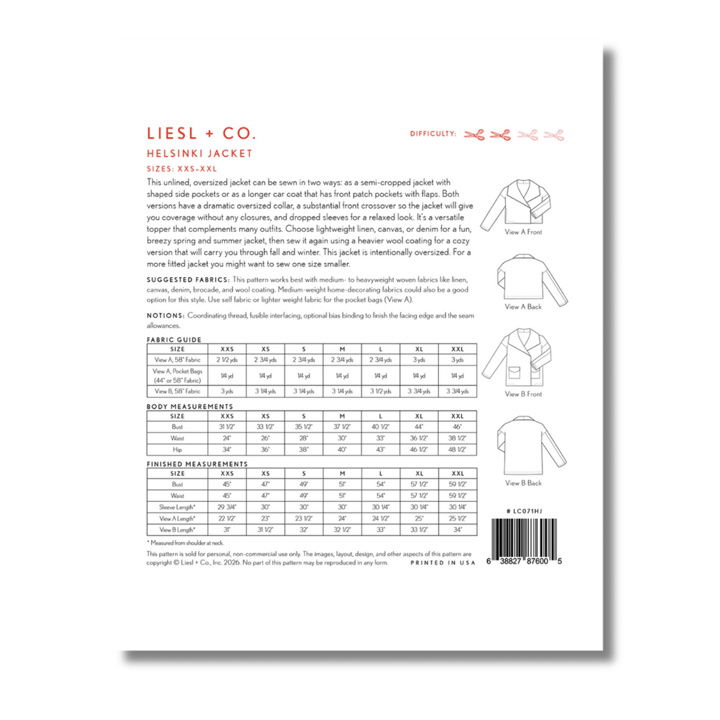 Liesl + Co - Helsinki Jacket