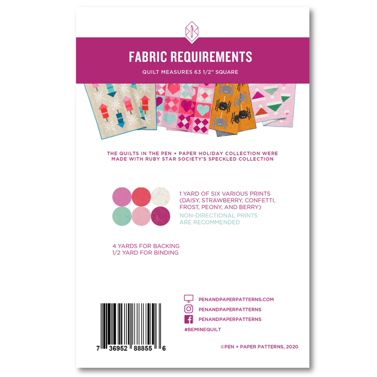 Pen + Paper Patterns - Be Mine