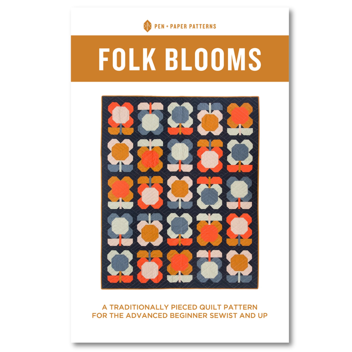 Pen + Paper Patterns - Folk Blooms Quilt