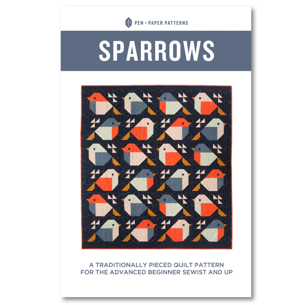 Pen + Paper Patterns - Sparrows