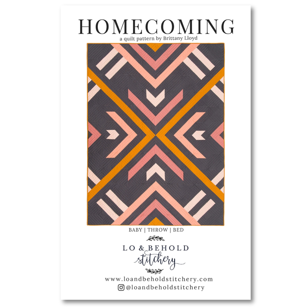 Lo & Behold Stitchery - Homecoming Quilt