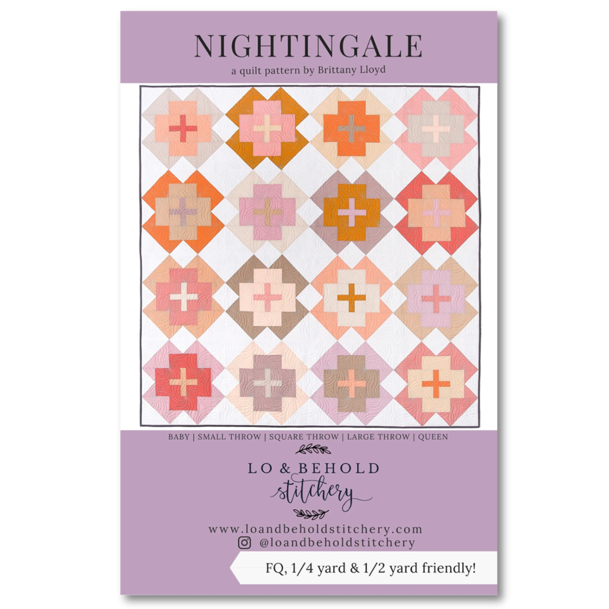 Lo & Behold Stitchery - Nightingale Quilt Pattern