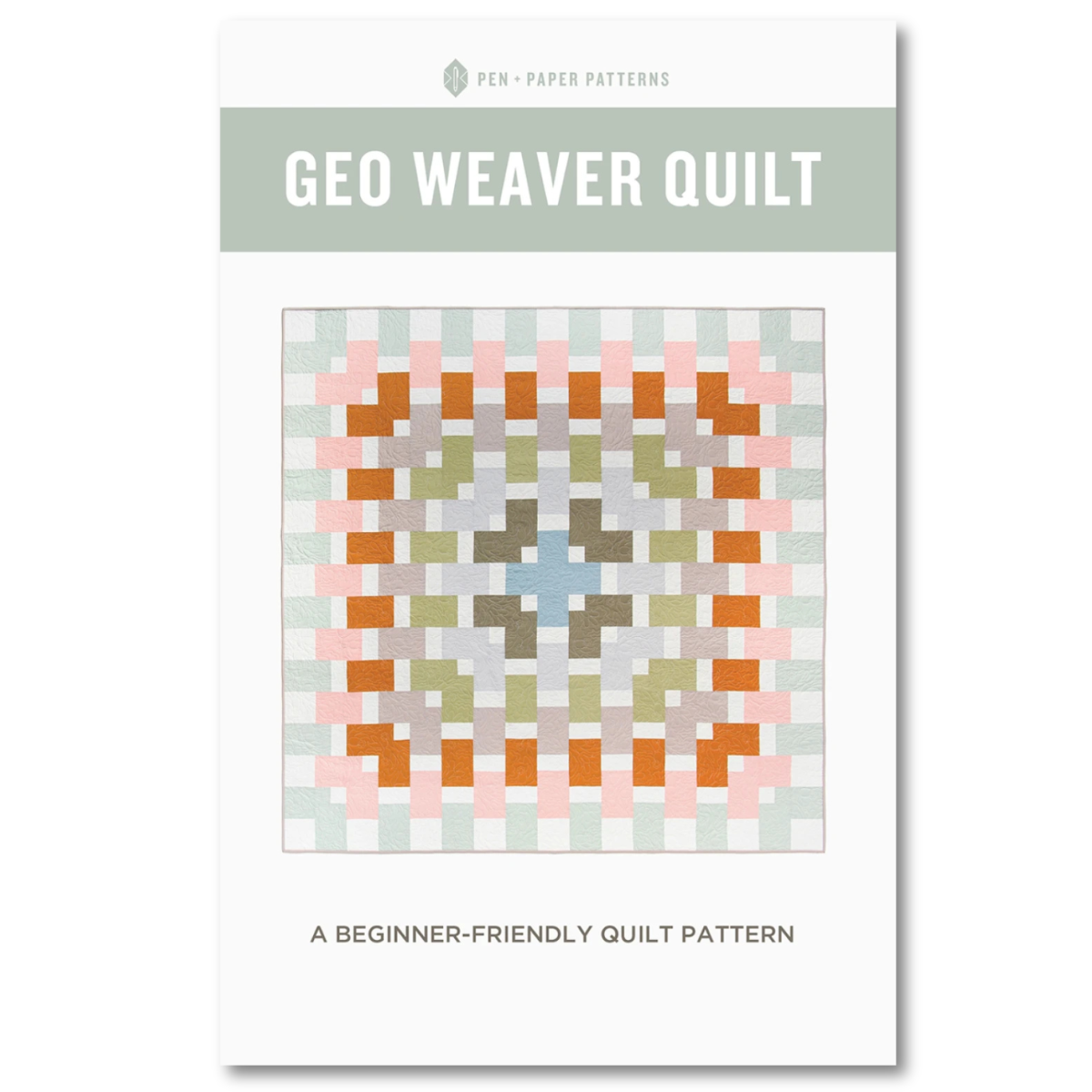 Pen + Paper Patterns - Geo Weaver Quilt