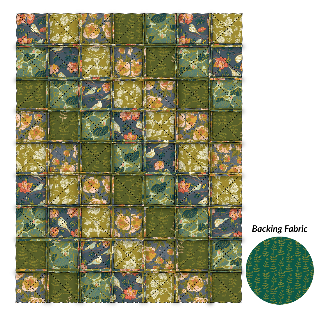 Quilt Kit: Weekend Rag Quilt - Throw Size