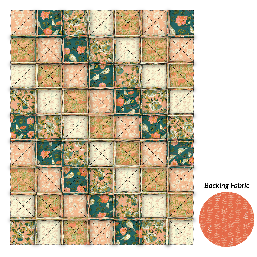 Quilt Kit: Weekend Rag Quilt - Throw Size