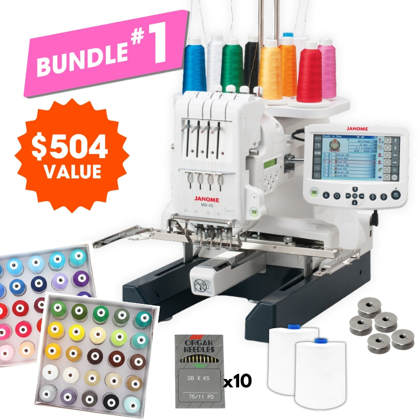Janome Memory Craft MB-4s Multi-Needle Embroidery Machine - FREE SHIPPING
