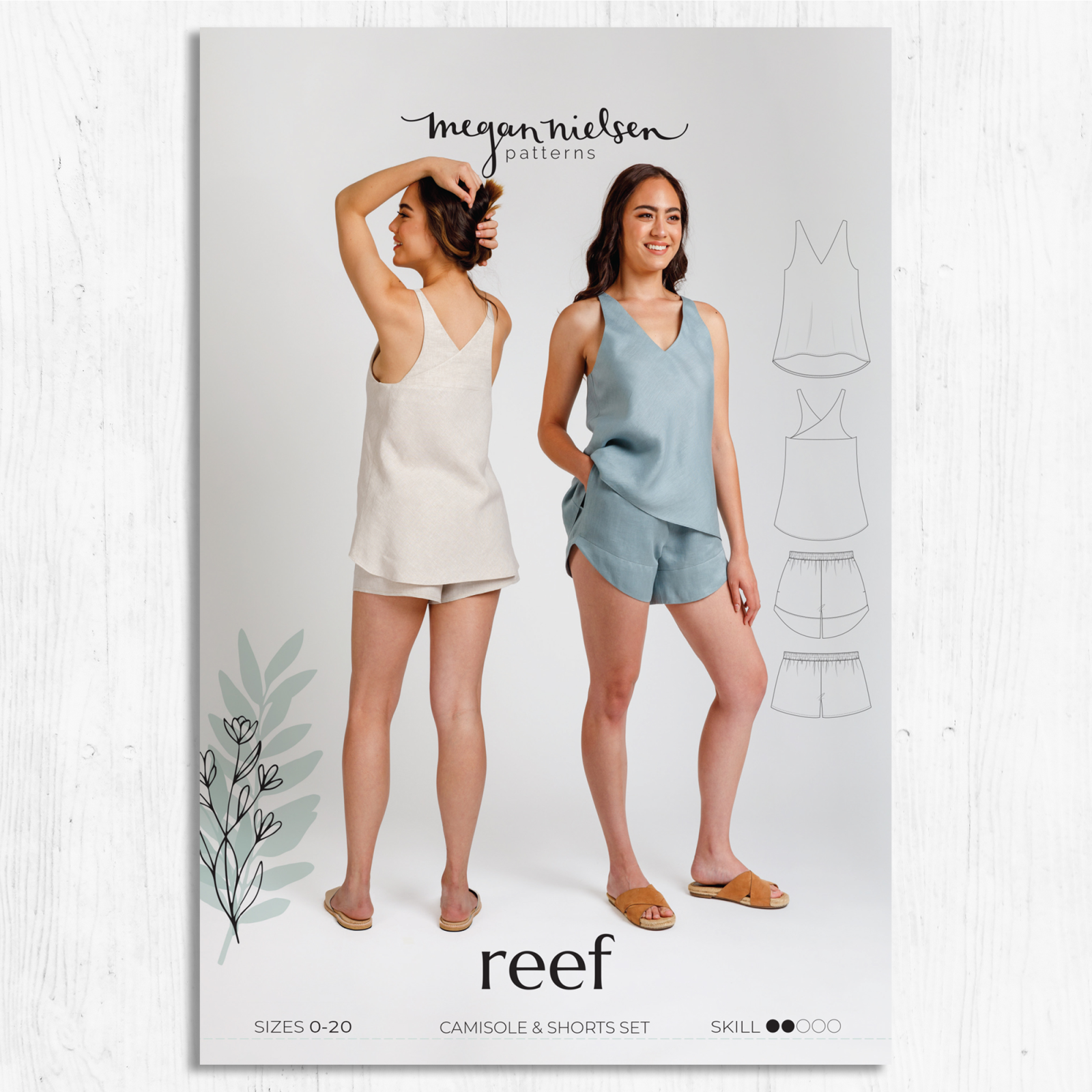 Megan Nielsen Patterns - Reef Camisole and Shorts