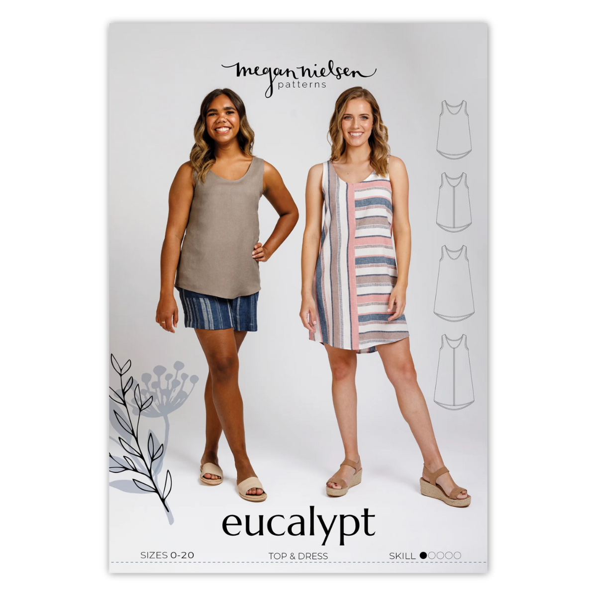 Megan Nielsen Patterns - Eucalypt Woven Tank & Dress