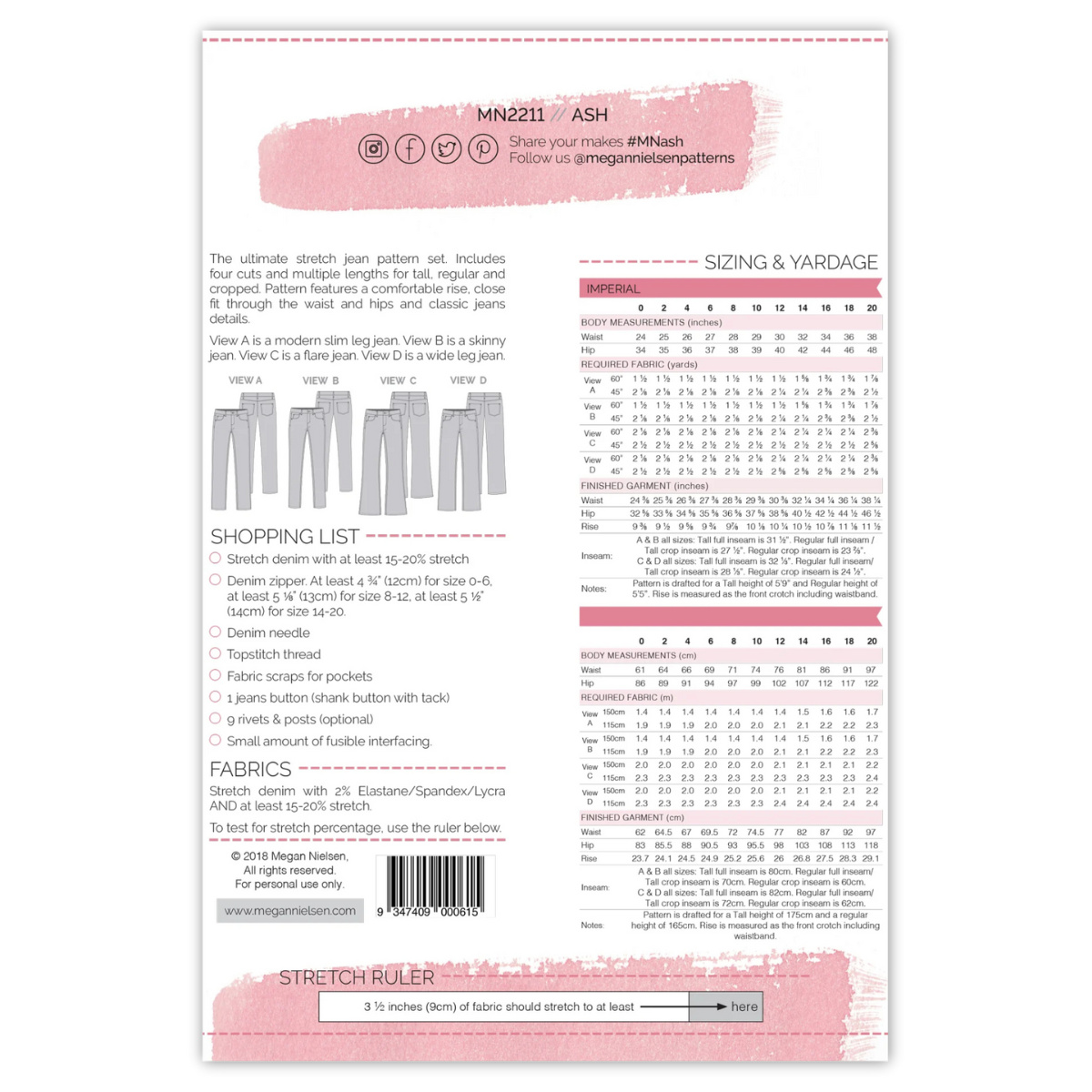 Megan Nielsen Patterns - Ash