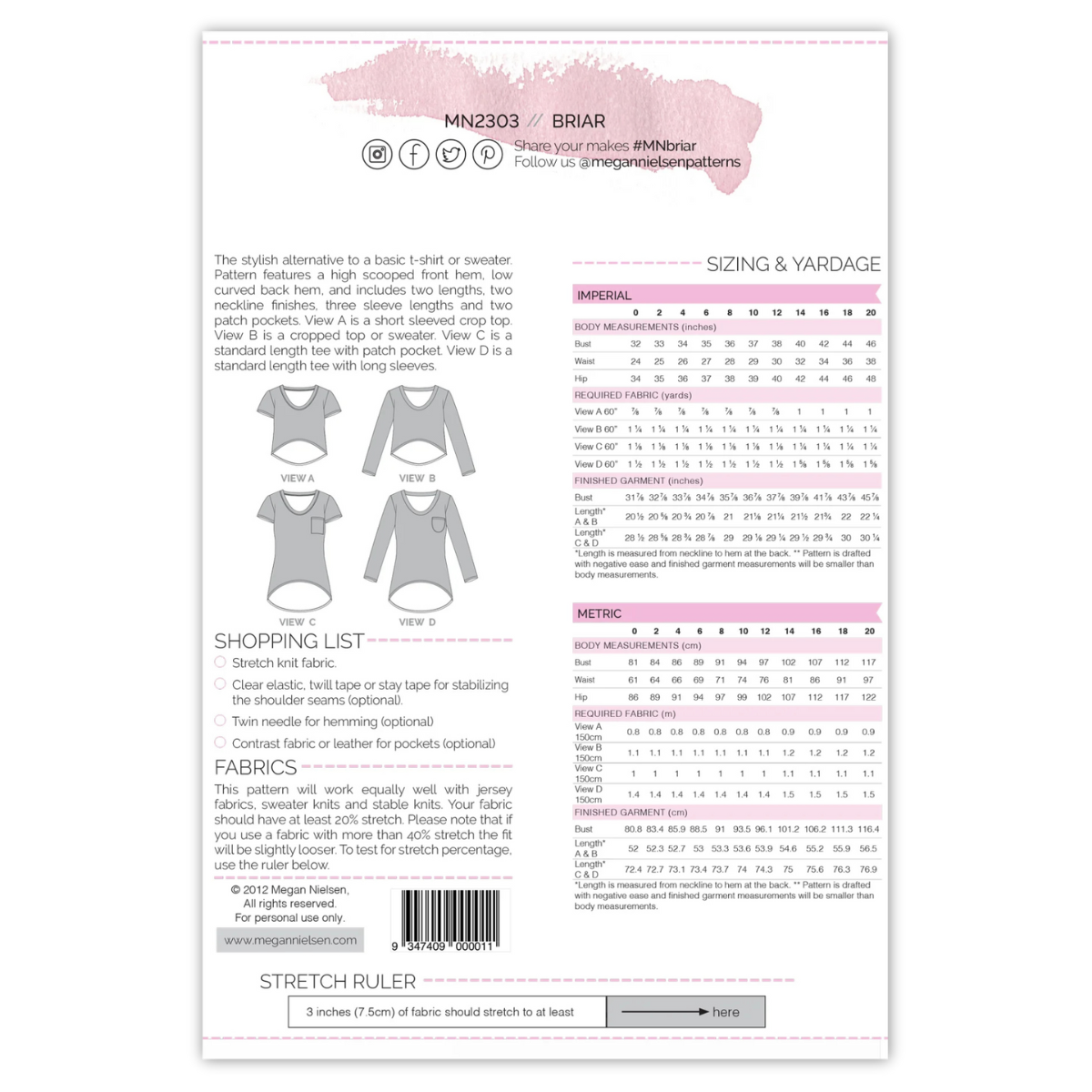 Megan Nielsen Patterns - Briar