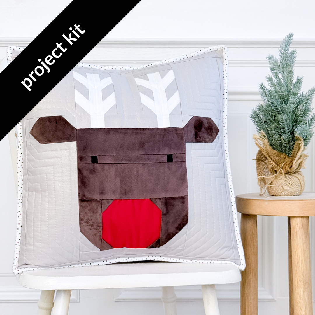 Project Kit: Merry Reindeer Pillow