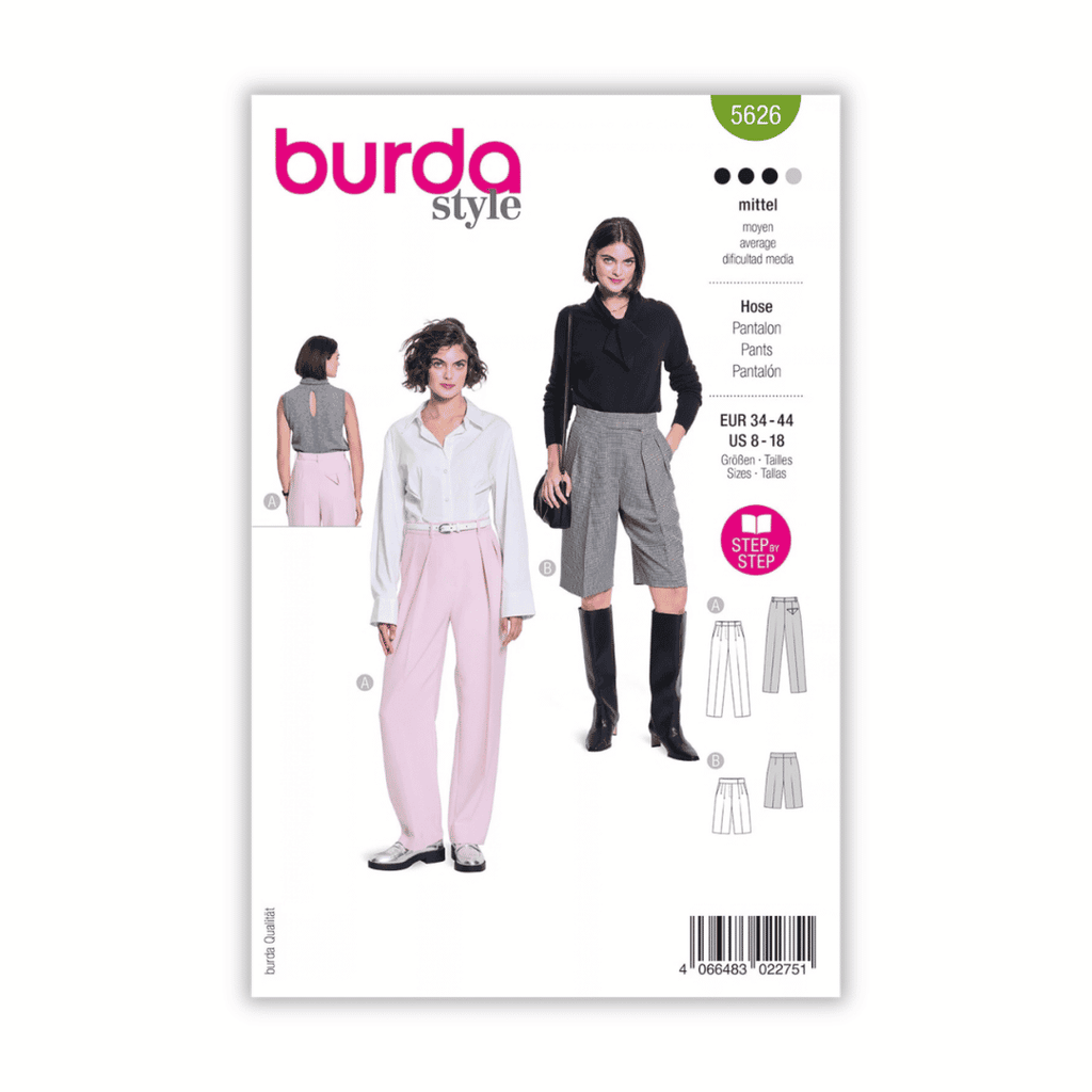 Burda Style - Women's Pants & Shorts #5626