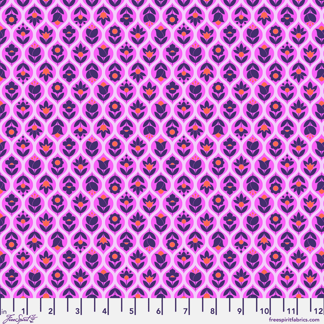 Tula Pink Legendary - Beg Your Garden Cotton Lawn - Sugarplum