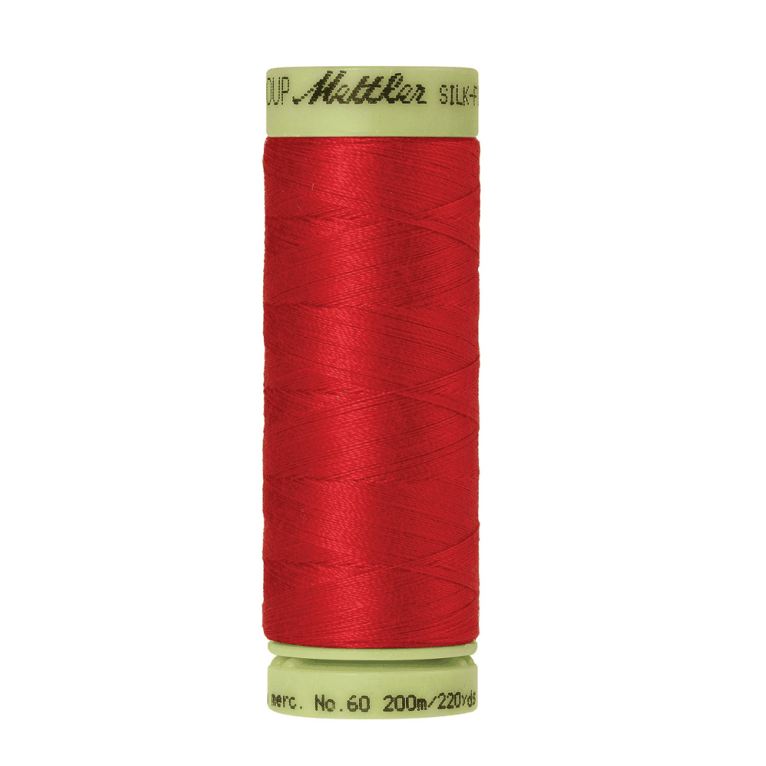 Mettler Silk Finish Cotton 60wt Thread - 220 yds - Wildfire