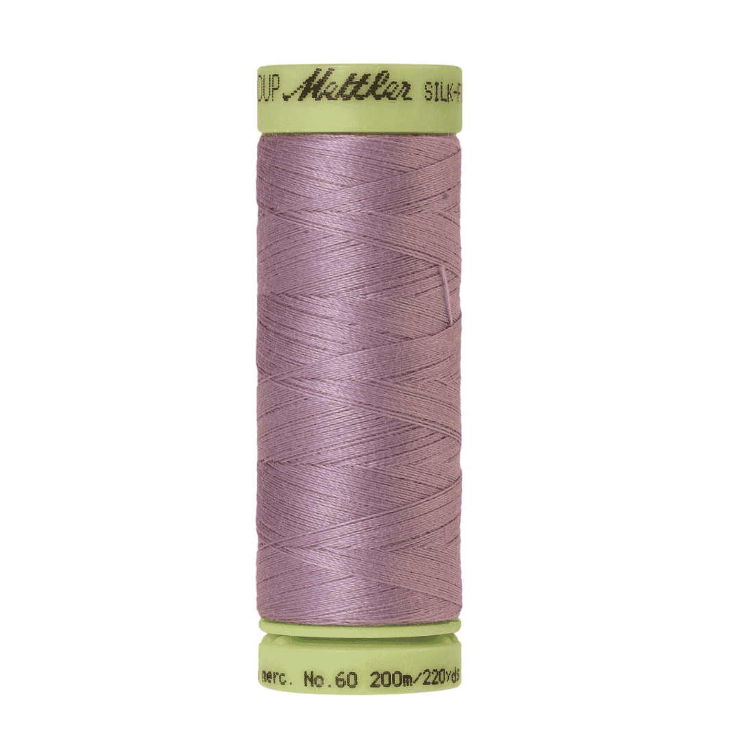 Mettler Silk Finish Cotton 60wt Thread - 220 yds - Rosemary Blossom