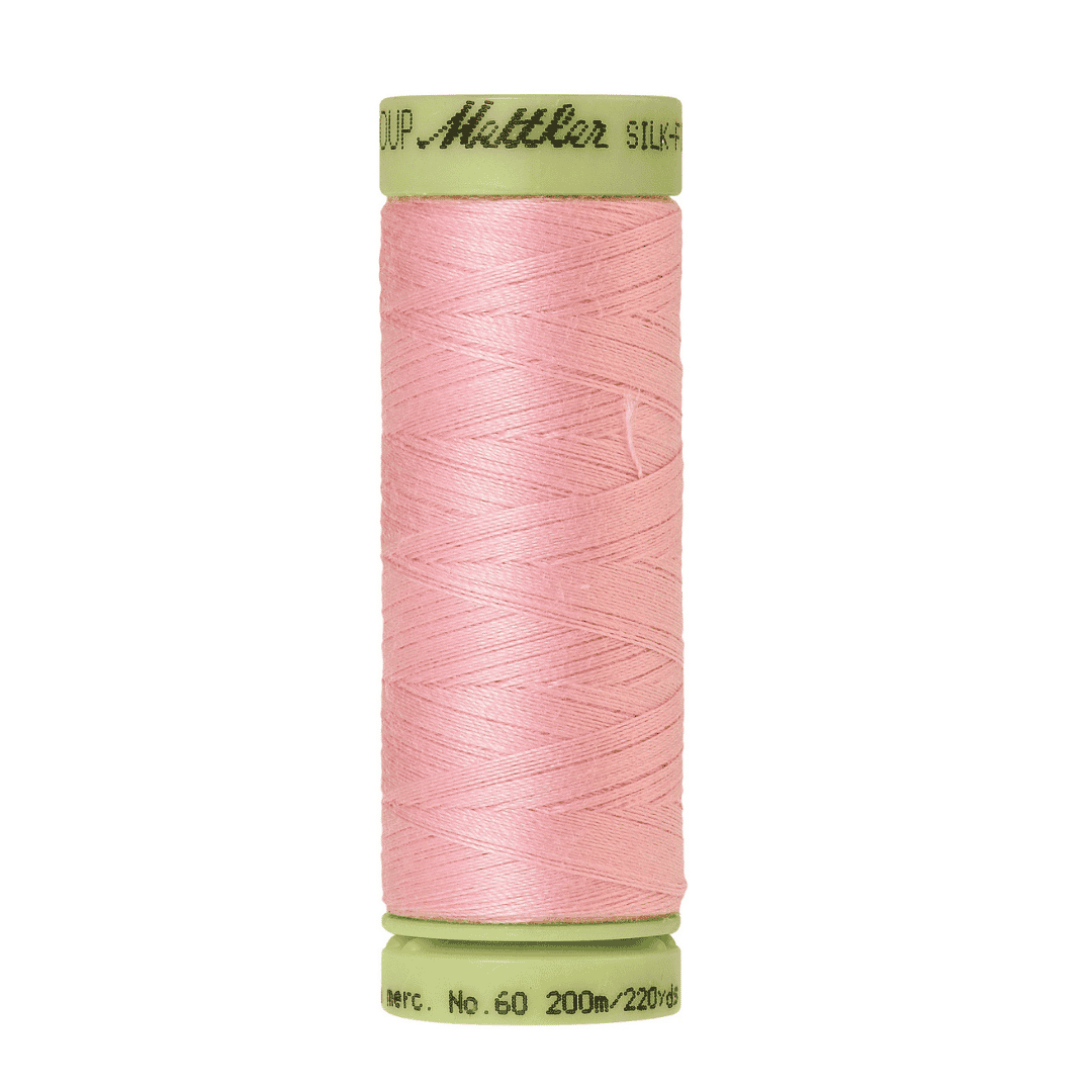Mettler Silk Finish Cotton 60wt Thread - 220 yds - Tea Rose