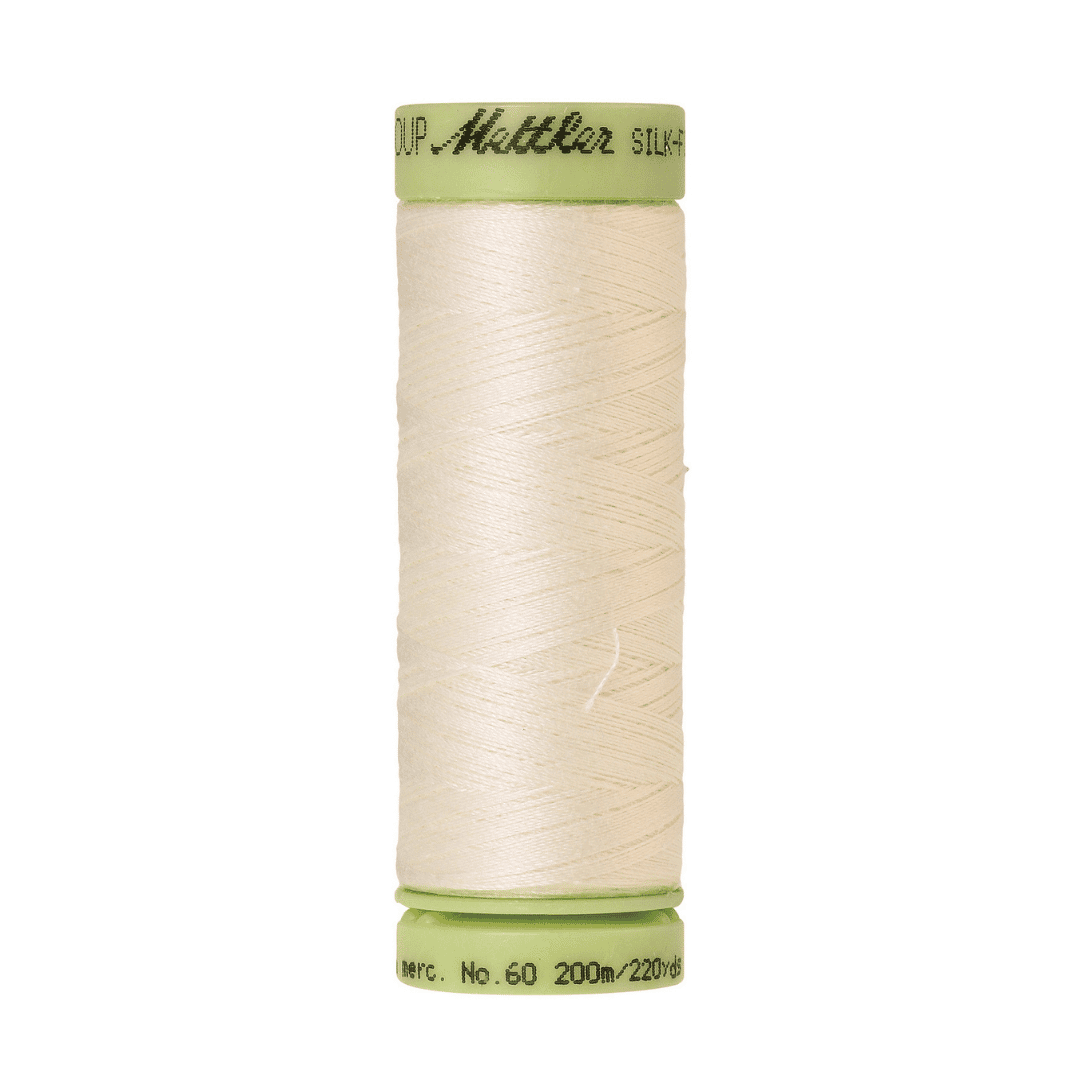 Mettler Silk Finish Cotton 60wt Thread - 220 yds - Muslin