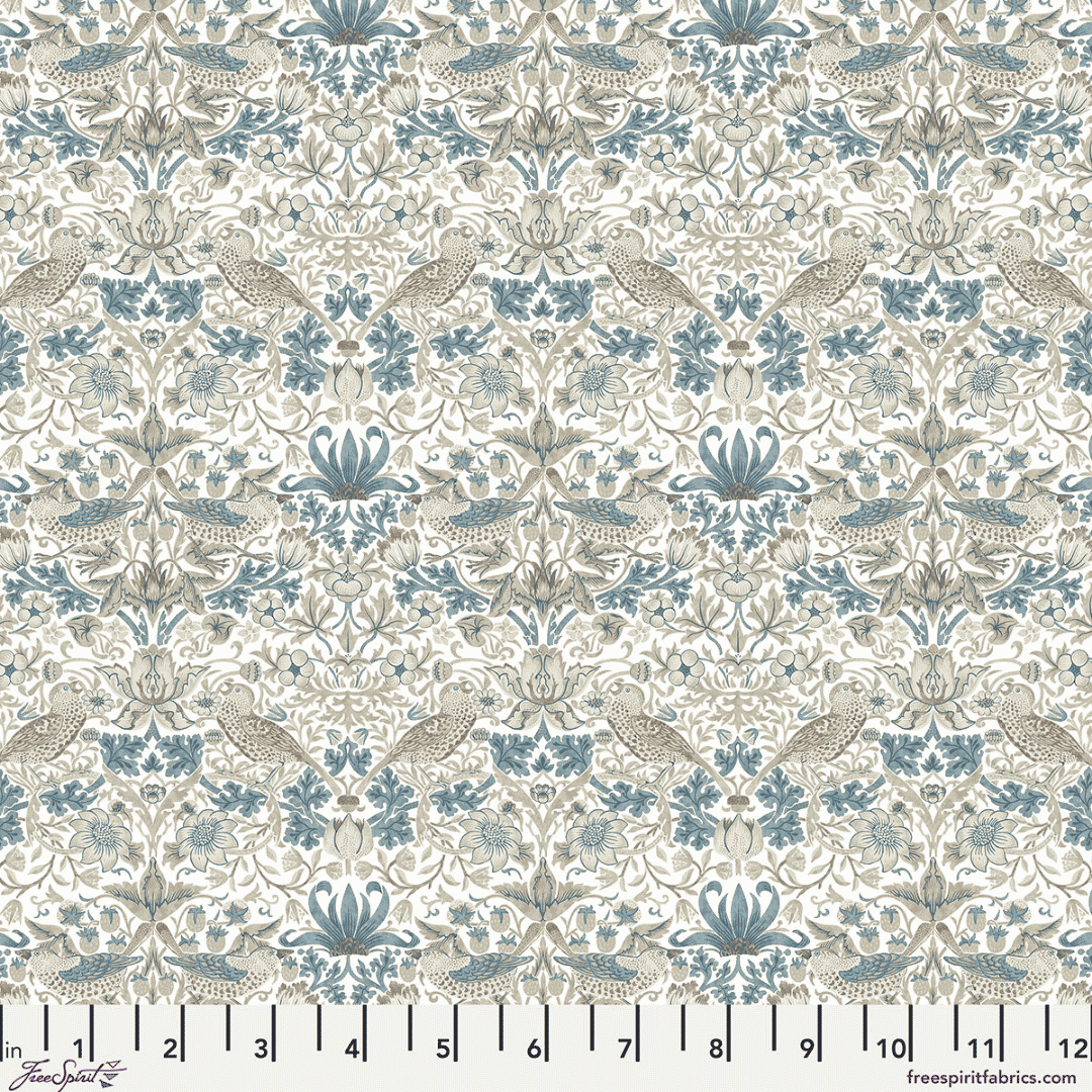 William Morris Morden - Mini Strawberry Thief - Linen