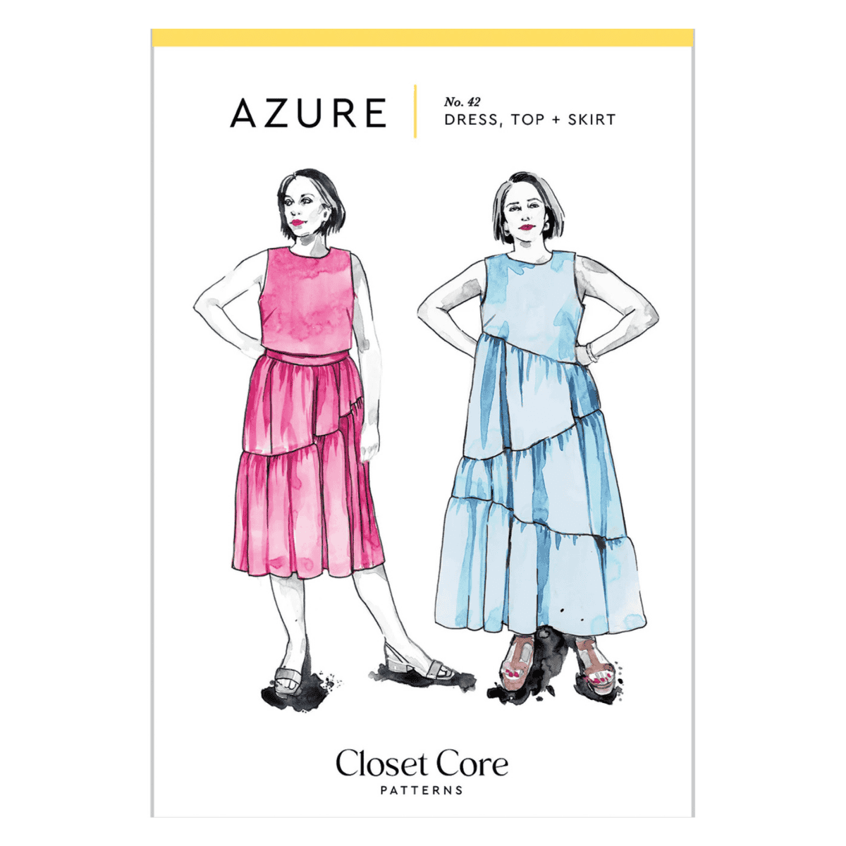 Closet Core Patterns - Azure Dress Top and Skirt