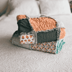 weekend rag quilt - weekend