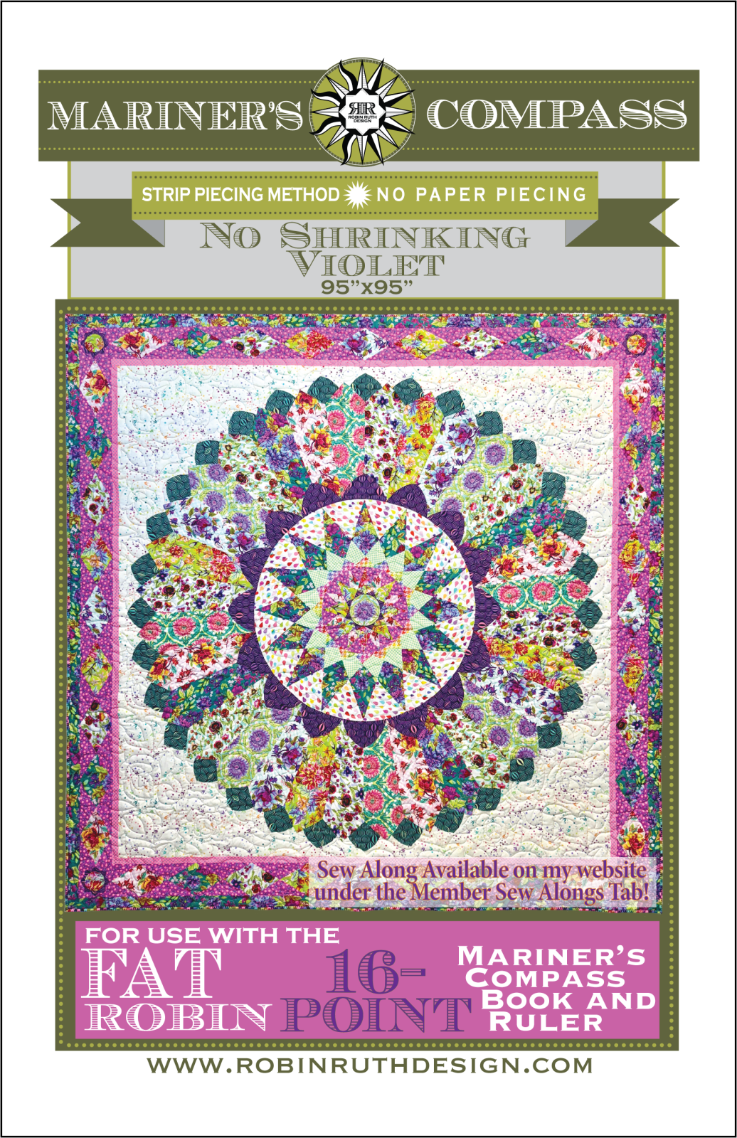 No Shrinking Violet Quilt Pattern