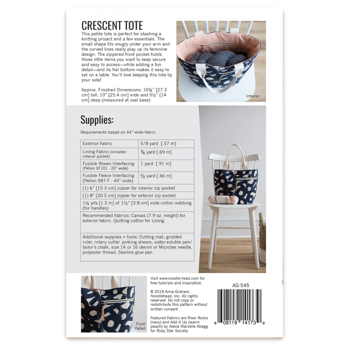 Noodlehead - Crescent Tote